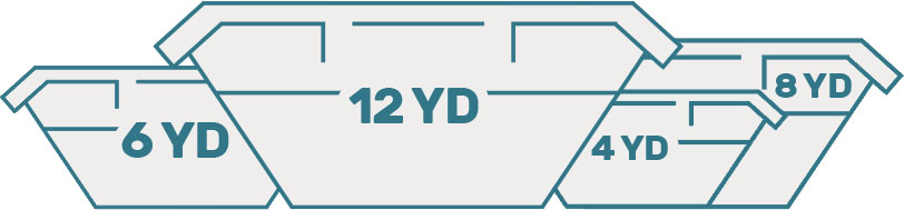 Skip hire bins on a Waterloo street awaiting collection