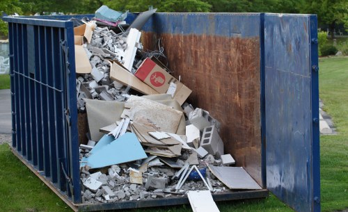 Professional muck away services in action