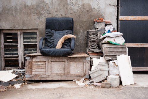 Professional team performing garage clearance in Waterloo