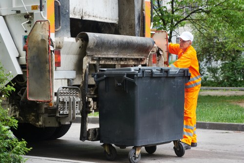 Professional service delivering a skip to a commercial site in Waterloo